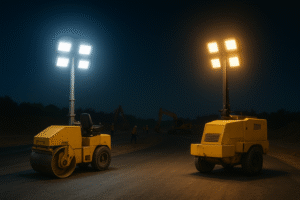 Light Tower LED vs Metal Halide: Pilihan Tepat untuk Proyek Malam Hari