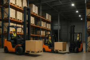 Perbedaan Forklift Reach Truck, Counterbalance, dan Pallet Stacker