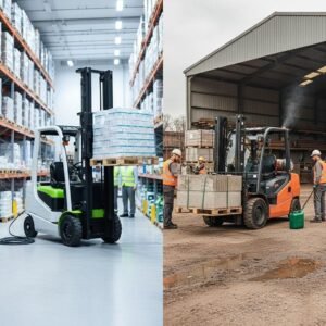 Pilih Mana? Komparasi Keunggulan Rental Forklift Electric vs Diesel untuk Operasional Gudang