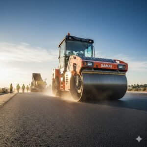 Rahasia Proyek Pengaspalan Mulus: Keunggulan Teknologi Compaction Sakai yang Tak Tertandingi