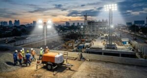 Menerangi Produktivitas: Fungsi dan Optimalisasi Light Tower dalam Proyek Konstruksi