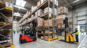 Revolusi Efisiensi Gudang: Manfaat dan Kegunaan Forklift serta Pallet Stacker dalam Industri Modern